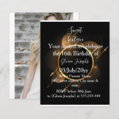 Goud en zwart, zestien foto's (Voorkant / Achterkant)