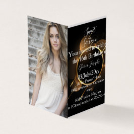 Goud en zwart, zestien foto's kaart