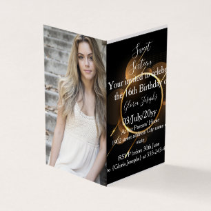 Goud en zwart, zestien foto's kaart