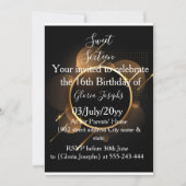 Goud en zwart, zestien foto's save the date (Voorkant)