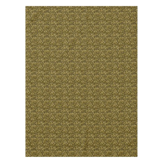 GOUD EN ZWARTE CONFETTI SPRINKLE TAFELKLEED (Voorkant)