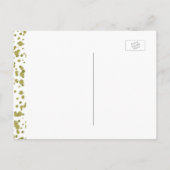 Goud en zwarte glans | Wil je mijn bruidsmeisje zi Uitnodiging Briefkaart (Achterkant)