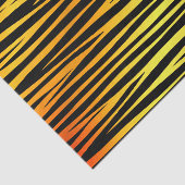 Goud en zwarte tijger als strepen patroon, dieren tissuepapier (Detail)