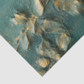  goud Engelse rozen smaragd diep groen Tissuepapier (Detail)