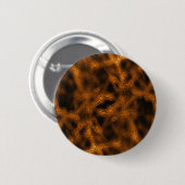 Goud fantasiepatroon ronde button 5,7 cm (Voorkant /achterkant)