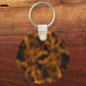 Goud fantasiepatroon sleutelhanger (Voorkant)