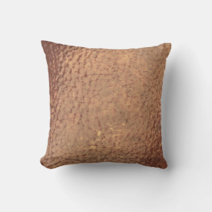 Goud Faux Leather Design Kussen