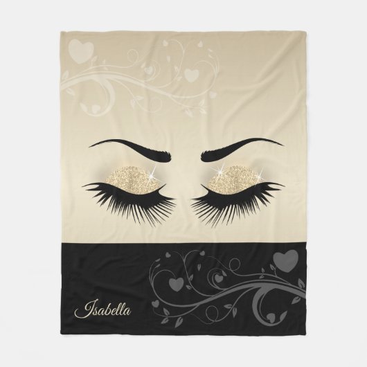 - Goud Fleece Deken (Voorkant)