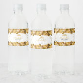 Goud flesje Quinceanera Water Fles Label Waterfles Etiket (Flessen)