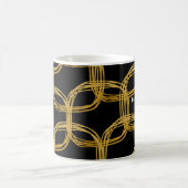 Goud flessenbakje Moderne Koffiebeker Mok (Center)