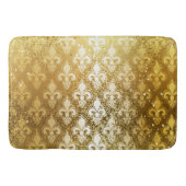 , goud, fleur de lis, antiek, , chic, leuk badmat (Voorkant)