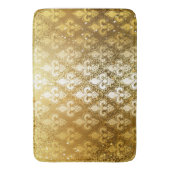 , goud, fleur de lis, antiek, , chic, leuk badmat (Voorkant Verticaal)