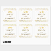 Goud Flora Bliss Stickers (Vel)