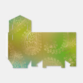 Goud Folie Arabisch Bedankdoosjes (Uitgevouwen)