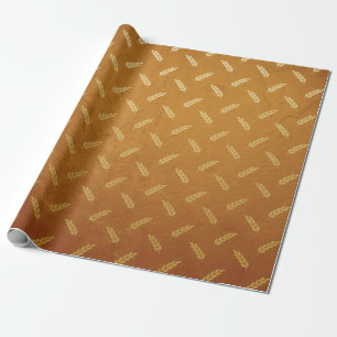 Goud Folie Dankdag Cadeaupapier