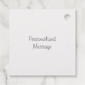 Goud Folie Harten Patroon Bedankjes Labels (Achterkant)