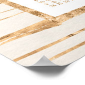 Goud Folie Jaarlijkse Kalender 2017 Poster (Hoek)