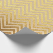 Goud folie Kerstmis Cadeaupapier (Hoek)