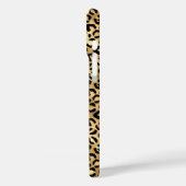 Goud Folie Luipaardprint Monogram Case-Mate iPhone Case (Achterkant / Links)