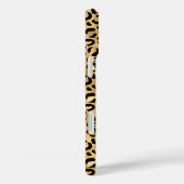 Goud Folie Luipaardprint Monogram Case-Mate iPhone Case (Achterkant / Rechts)