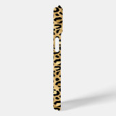 Goud Folie Luipaardprint Monogram Case-Mate iPhone Case (Achterkant / Rechts)