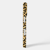 Goud Folie Luipaardprint Monogram Case-Mate iPhone Case (Achterkant / Rechts)