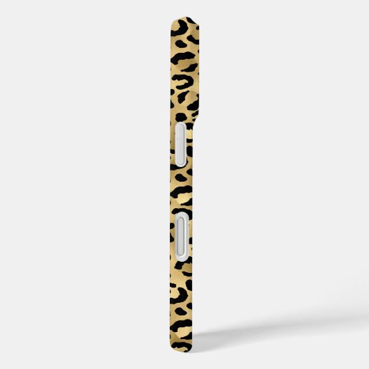 Goud Folie Luipaardprint Monogram Case-Mate iPhone Case (Achterkant / Rechts)
