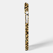Goud Folie Luipaardprint Monogram Case-Mate iPhone Case (Achterkant / Links)