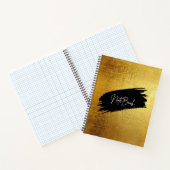 Goud Folie Luxe Notitieboek (Binnen)