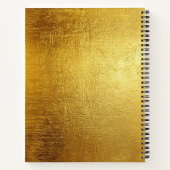 Goud Folie Luxe Notitieboek (Achterkant)