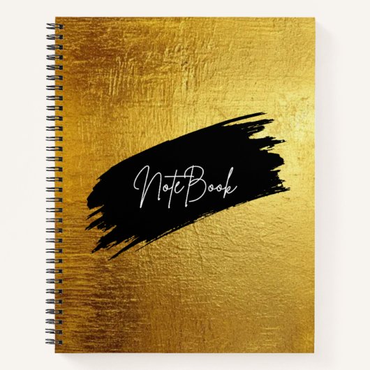 Goud Folie Luxe Notitieboek (Voorkant)