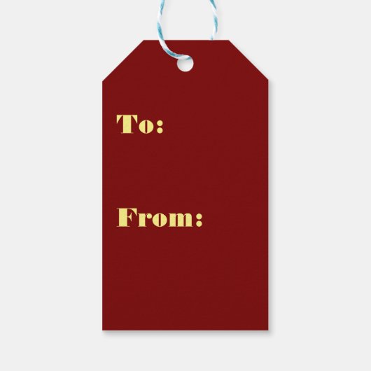 Goud Folie Meest Wondere Tijd van het Jaar Cadeaulabel (Achterkant)