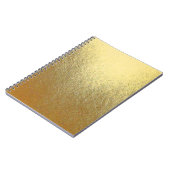 Goud Folie Notitieboek (Linkerzijde)