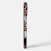 Goud Folie Op Roze Luipaardprint Monogram Case-Mate iPhone Case (Achterkant / Rechts)