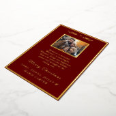 Goud Folie Prettig Kerstfeest Folie Feestdagenkaart (Gedraaid)