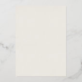 goud folie tekst eerste communie beige frame uitnodiging (Achterkant)
