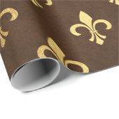 Goud Folie Thanksgiving Cadeaupapier (Rol Hoek)