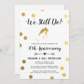Goud Folie We Still Do | 30ste trouwdag Kaart (Voorkant / Achterkant)