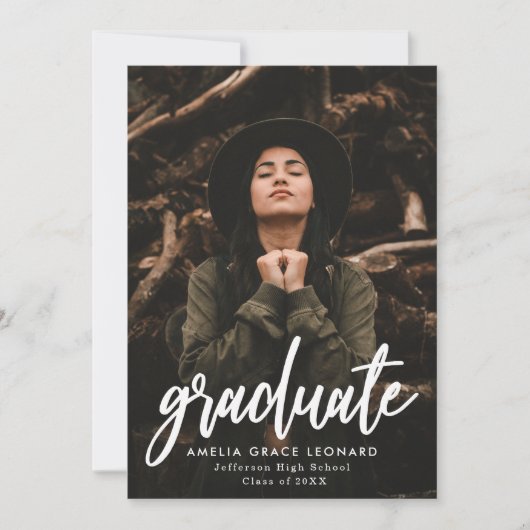 Goud | Fotogradatie met scripts Kaart (Voorkant)