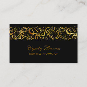 Goud frame rand op elke kleur visitekaartje