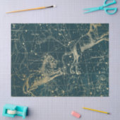 Goud Galaxy Sterrenkaart Serie Design 10 Tissuepapier (Craft)