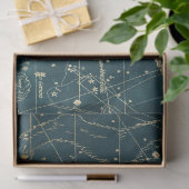 Goud Galaxy Sterrenkaart Serie Design 10 Tissuepapier (Geschenk)