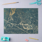Goud Galaxy Sterrenkaart Serie Design 4 Tissuepapier (Craft)