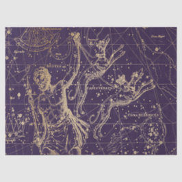 Goud Galaxy Sterrenkaart Serie Ontwerp 5 Tissuepapier