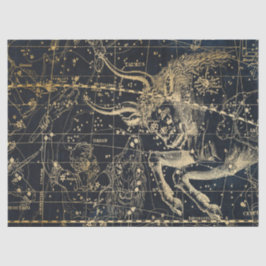 Goud Galaxy Sterrenkaart Serie Ontwerp 8 Tissuepapier