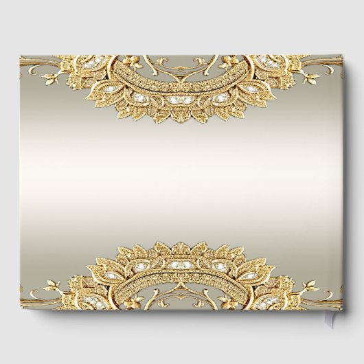 Goud  gastenboek (Achterkant)