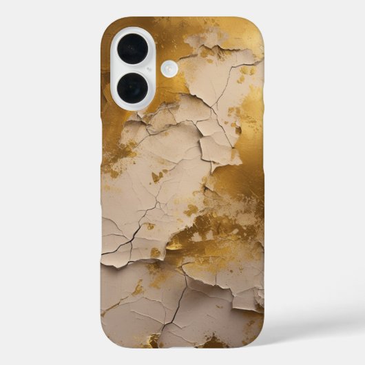 Goud gebarsten Case-Mate iPhone case (Achterkant)