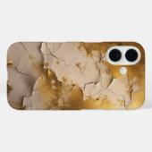 Goud gebarsten Case-Mate iPhone case (Achterkant (horizontaal))