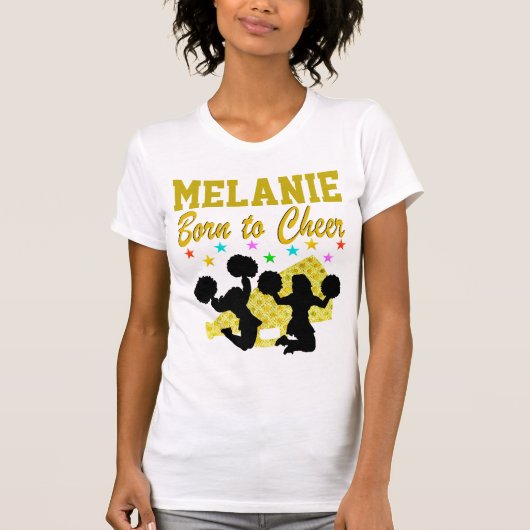 GOUD GEBOREN OM GEPERSONALISEERD T-SHIRT TE JUICHE (Voorkant)