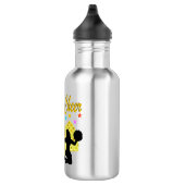 GOUD GEBOREN OM MEGAPHONE CHEERLEADER TE JUICHEN WATERFLES (Rechts)